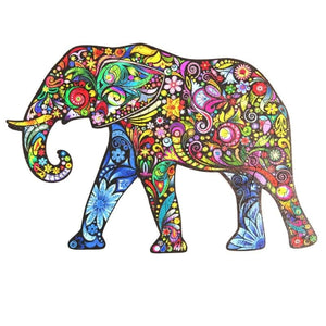 Twigg Puzzles Jigsaws Ellie Elephant (174pc wooden puzzle)