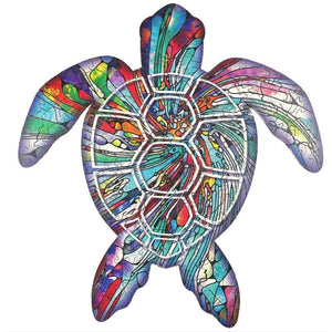 Twigg Puzzles Jigsaws Mooloolaba Turtle (148pc wooden puzzle)