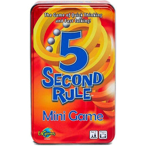 U Games Board & Card Games 5 Second Rule Mini Game (Tin)