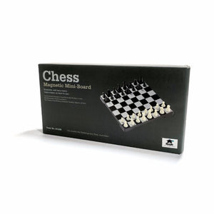 Ubon Classic Games Chess Set - Magnetic Mini-Board Black & White 16.5cm