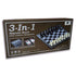 Ubon Classic Games Compendium - 3 in 1 - Magnetic 25cm