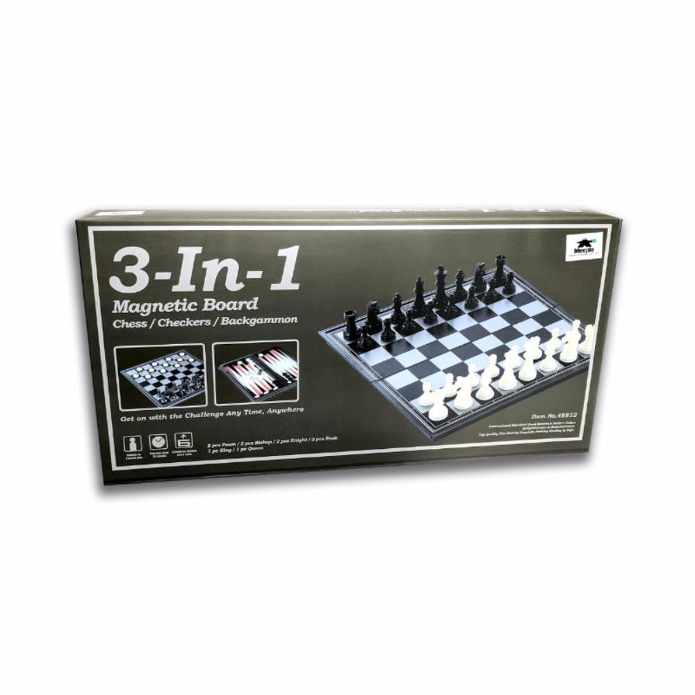 Ubon Classic Games Compendium - 3 in 1 - Magnetic 32cm