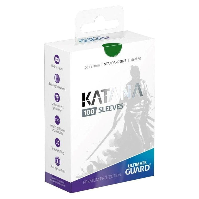 Ultimate Guard Katana - Standard Size - Green (100)