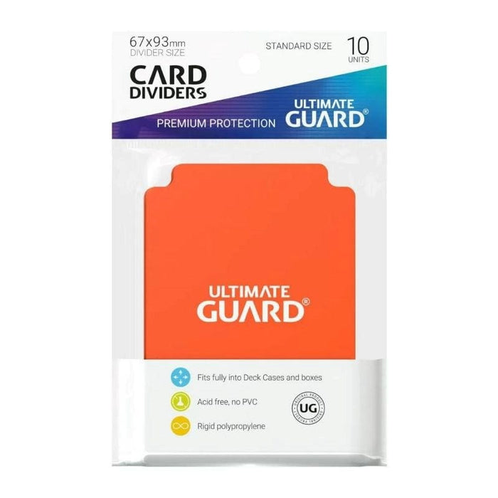 Card Dividers - Standard Size Orange