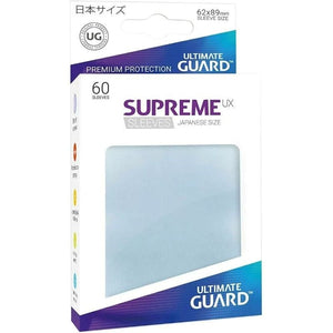 Ultimate Guard Trading Card Games Card Protector Sleeves - Ultimate Guard - UX Japanese Size Matte Transparent (60)