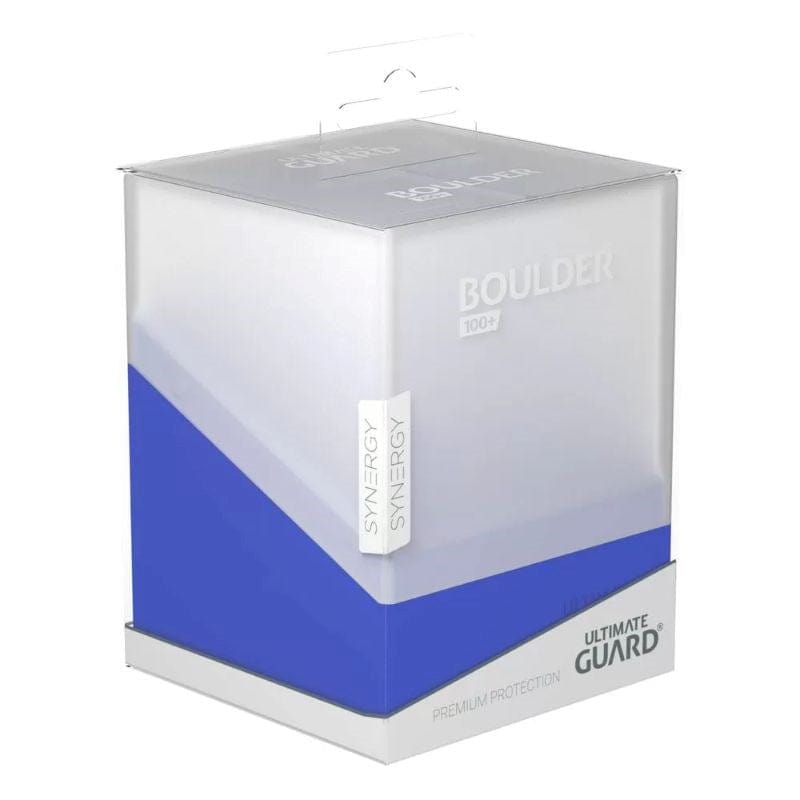 Ultimate Guard Trading Card Games Deck Box - Ultimate Guard Synergy Boulder - Blue/White (100+) (May 2023 release)