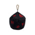 Ultra Pro Dice Dice Bag - Ultra Pro - Black and Red D20 Plush Dice Bag for D&D