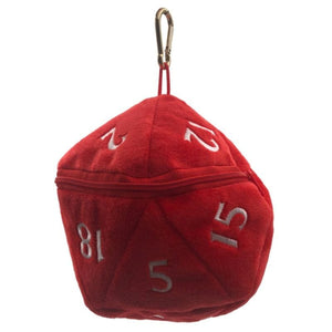 Ultra Pro Dice Dice Bag - Ultra Pro D20 Plush - Red