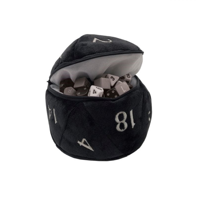 Ultra Pro Dice Ultra Pro D20 Plush Dice Bag - Black