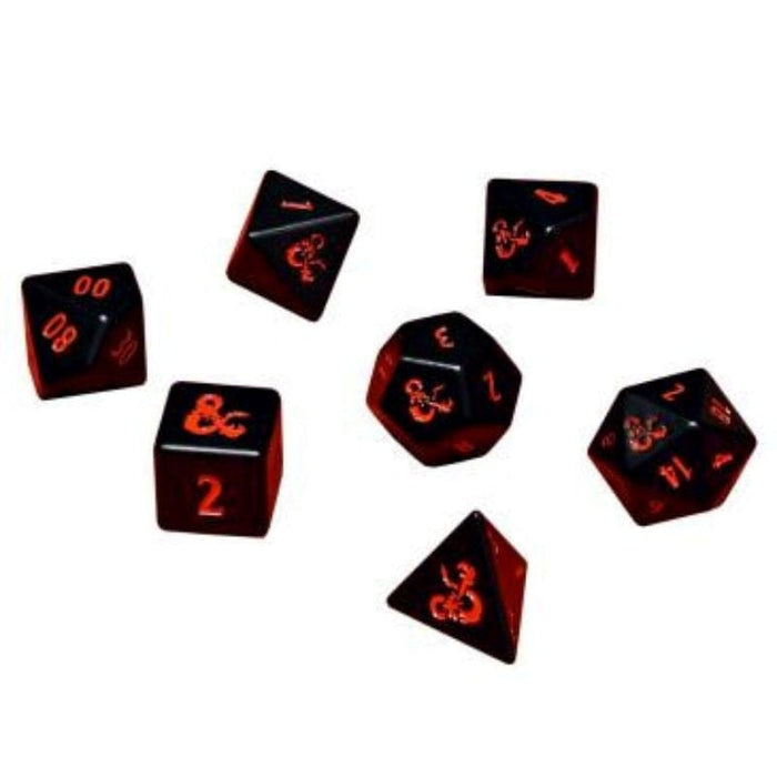 Ultra Pro Heavy Metal 7 RPG Dice Set for Dungeons & Dragons