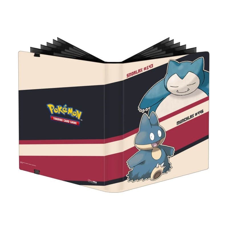 Ultra Pro Trading Card Games Card Album - Pokemon 9 Pocket Pro-Binder - Snorlax and Munchlax