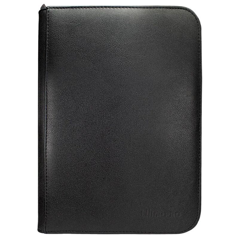 Ultra Pro Trading Card Games Card Album - Ultra Pro - Zippered Premium Suede Pro-Binder - Black (4pkt)