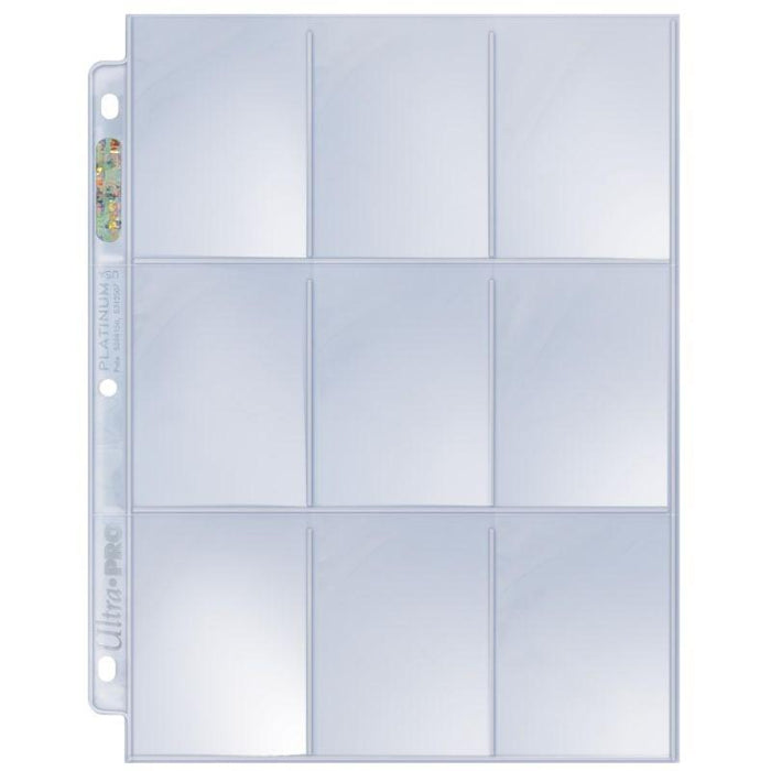 Card Pages - 9 Pocket Top Load Platinum Series (Single)