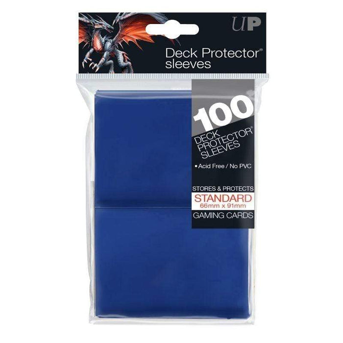 Card Protector Sleeves - Blue (100 Bag)