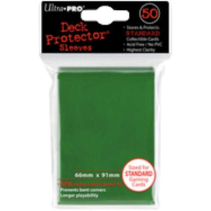 Ultra Pro Trading Card Games Card Protector Sleeves - Green Standard (50)