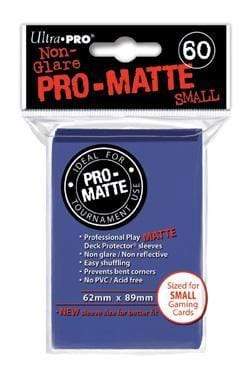 Card Protector Sleeves - Pro Matte Blue Small (60)
