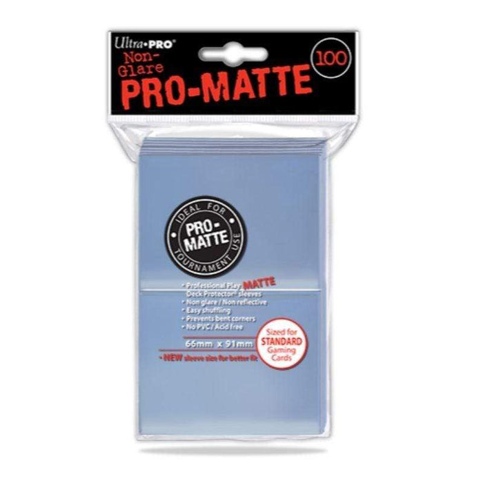 Card Protector Sleeves - Pro Matte Clear (100)