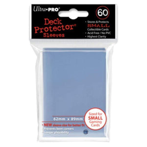 Ultra Pro Trading Card Games Card Protector Sleeves - Small Size Clear (60)