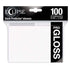 Ultra Pro Trading Card Games Card Protector Sleeves - Ultra Pro Eclipse Gloss Arctic White (100)