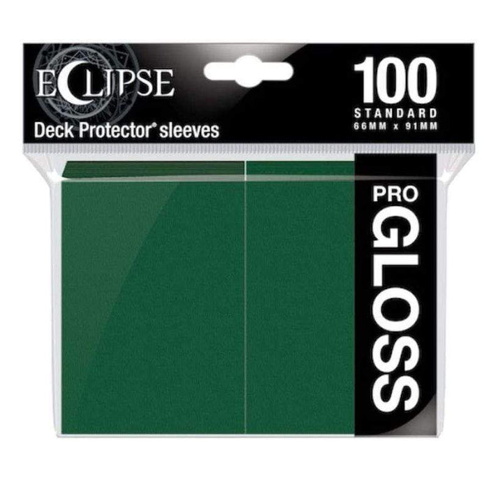 Card Protector Sleeves - Ultra Pro Eclipse Gloss Forest Green (100)