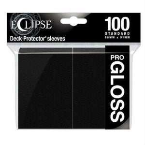Ultra Pro Trading Card Games Card Protector Sleeves - Ultra Pro Eclipse Gloss Jet Black (100)