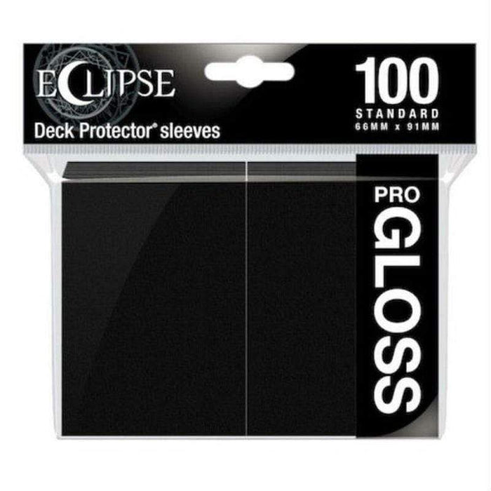 Card Protector Sleeves - Ultra Pro Eclipse Gloss Jet Black (100)