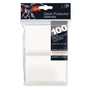 Ultra Pro Trading Card Games Card Protector Sleeves - White (100 Bag)