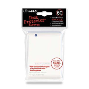 Ultra Pro Trading Card Games Card Protector Sleeves - White Small Sized (60)