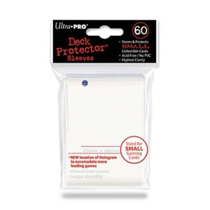 Card Protector Sleeves - White Small Sized (60)