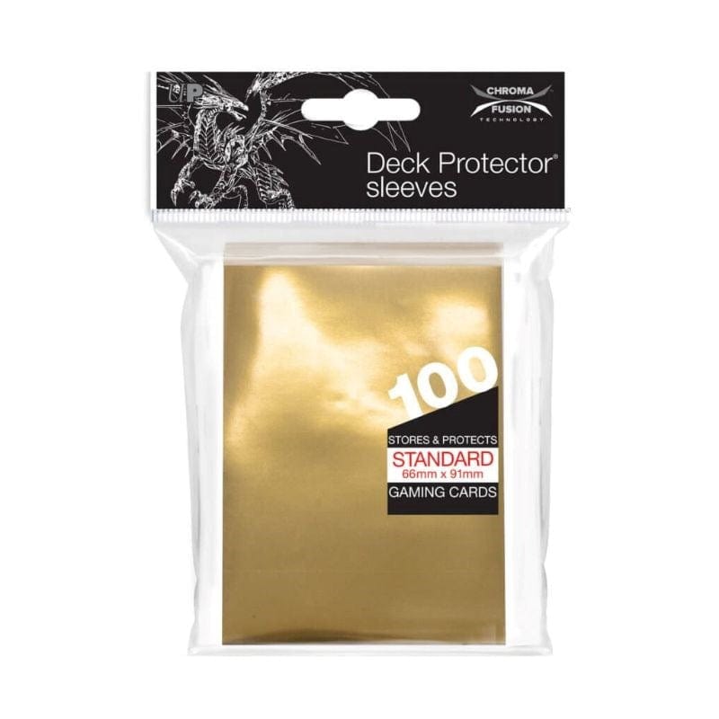 Ultra Pro Trading Card Games Card Sleeves - Ultra Pro - Metallic Vintage Gold - Standard (100) (66x91mm)