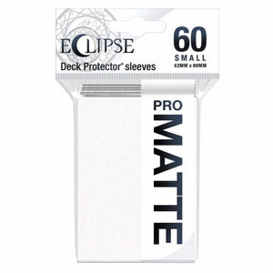 Ultra Pro Trading Card Games Card Sleeves - Ultra Pro Small Pro Matte - Arctic White (60) (62x89)