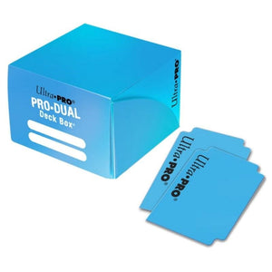 Ultra Pro Trading Card Games Deck Box - Ultra Pro - PRO Dual Standard Light Blue (Holds 180)