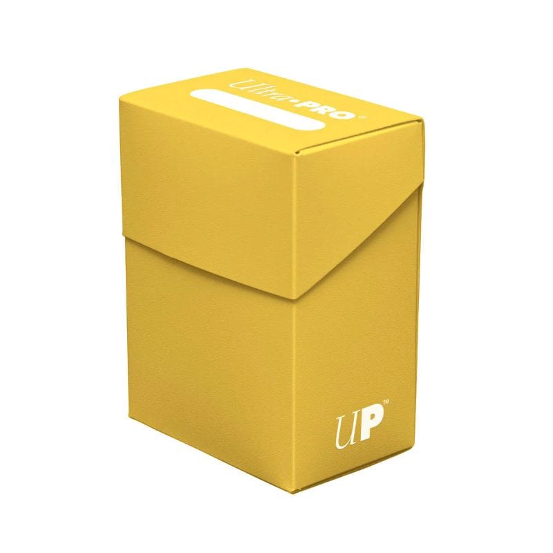 Ultra Pro Trading Card Games Deck Box - Yellow (Holds 80)