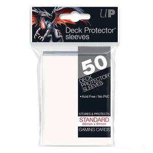 Ultra Pro Trading Card Games Deck Protector Pack - White Solid 50ct