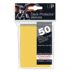 Ultra Pro Trading Card Games Deck Protector Pack - Yellow Solid 50ct