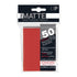 Ultra Pro Trading Card Games Pro-Matte Deck Protectors Pack - Red 50ct (66mm x 91mm)