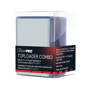 Ultra Pro Trading Card Games Toploader - Ultra Pro - Combo Set (25 x Toploaders/25 x Sleeves)