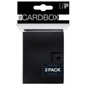 Ultra Pro Trading Card Games ULTRA PRO PRO 15+ Card Box 3-pack: Black