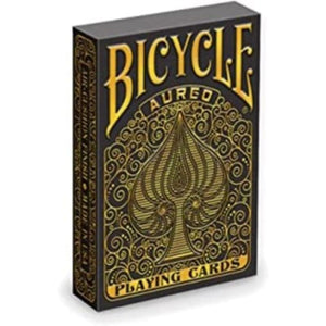 United States Playing Card Company Playing Cards Playing Cards - Bicycle Aureo Deck (Black and Gold)