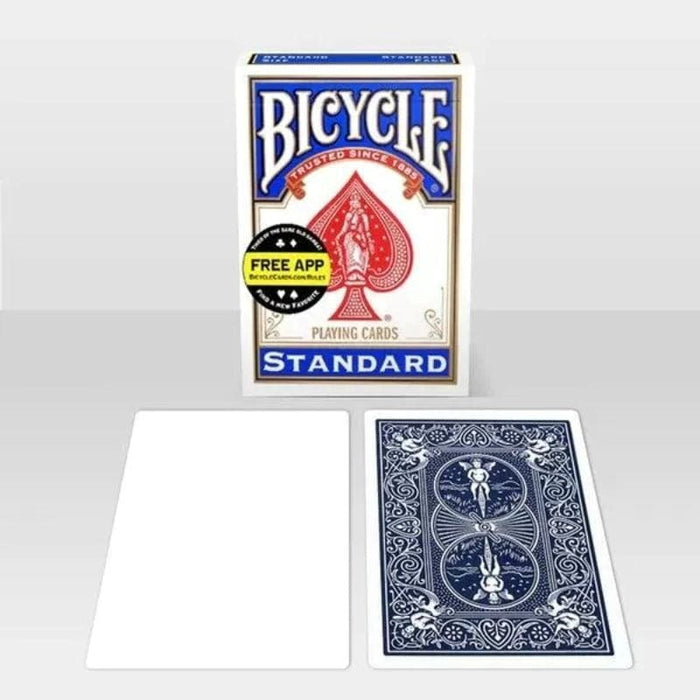 Playing Cards - Bicycle Blank Face Blue Back