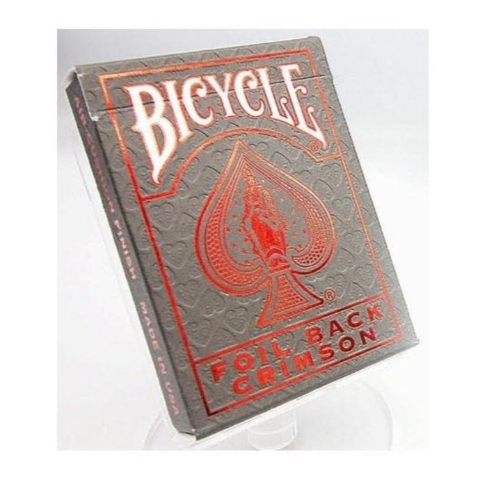Playing Cards - Bicycle Metalluxe Foil Back Crimson (Single)