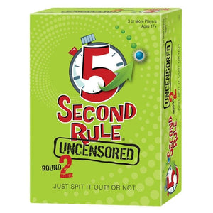 University Games Board & Card Games 5 Second Rule Uncensored - Round 2