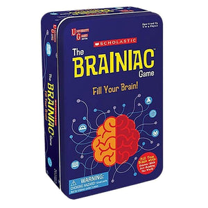 University Games Board & Card Games Brainiac (Tin)