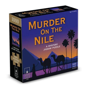University Games Jigsaws Bepuzzled - Murder on the Nile (1000pc Mystery Jigsaw)