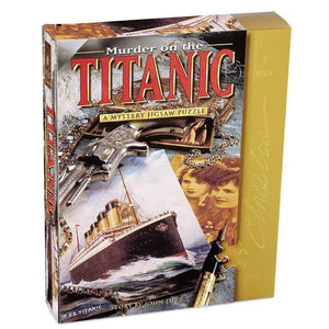 University Games Jigsaws Bepuzzled - Murder on the Titanic (1000pc Mystery Jigsaw)