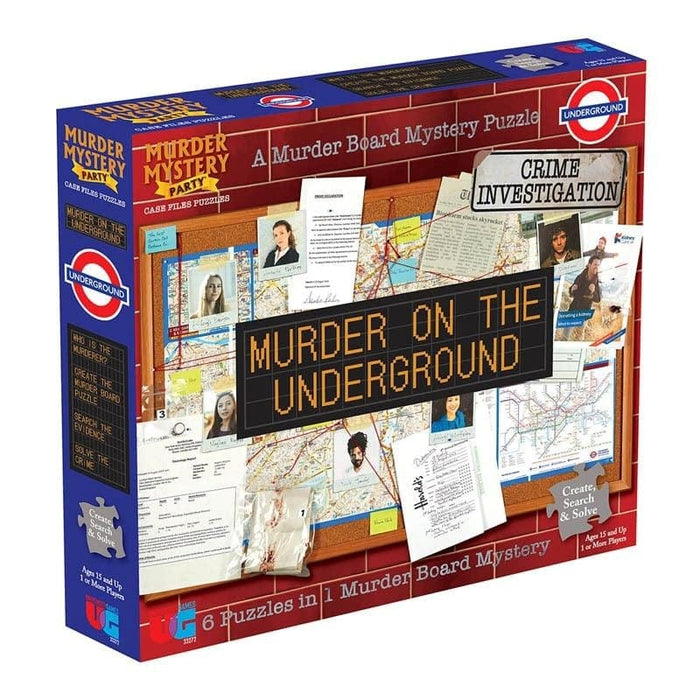 Murder Mystery Party Case File - Murder on the Underground (1000pc) Puzzle