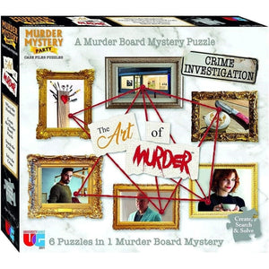 University Games Jigsaws Murder Mystery Party Case File - The Art Of Murder (1000pc) Puzzle