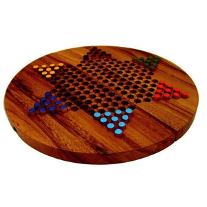 UNK Classic Games Chinese Checkers - Folding Wood Large