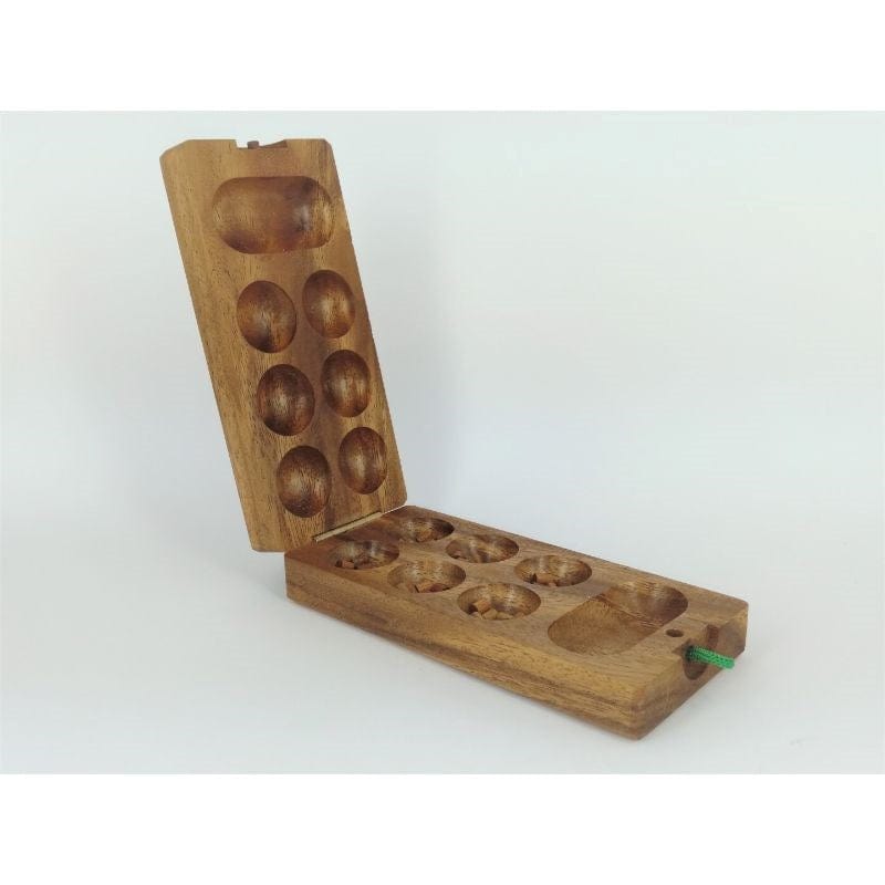 UNK Classic Games Mancala - Folding Wood Small (33cm)