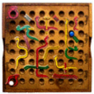 UNK Classic Games Snakes & Ladders Wood